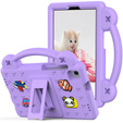 Παιδική θήκη για Samsung Galaxy Tab A7 Lite 8.7 T220/T225, Cute Patterns, με βάση, μωβ