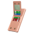 Θήκη για Samsung Galaxy S25 Ultra, Card Holder Kickstand, ροζ