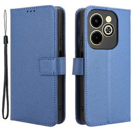 Θήκη με πτερύγιο για Infinix Hot 40i, Wallet Smart Magnet, μπλε