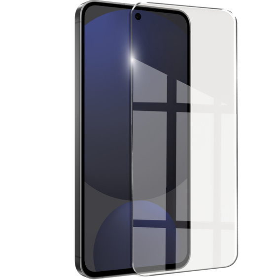 Θήκη για Samsung Galaxy S24 FE, για MagSafe, ERBORD Μatt Case, μαύρη + Γυαλί οθόνης