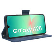 Θήκη με πτερύγιο για Samsung Galaxy A26, Card Slot, σκούρο μπλε