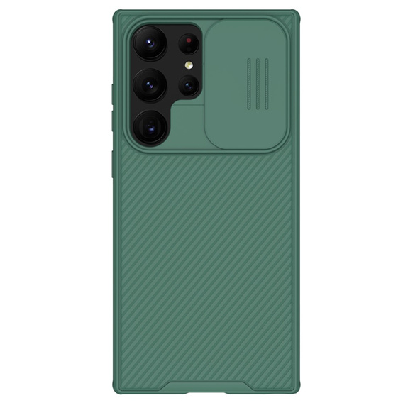 Θήκη για Samsung Galaxy S23 Ultra, θωρακισμένη Nillkin, CamShield Pro, πράσινη