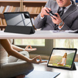 Θήκη για Xiaomi Pad 6S Pro 12.4, Smartcase Hybrid, με χώρο για γραφίδα, μαύρη