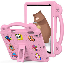 Παιδική θήκη για iPad 9.7" 2018/2017 (6/5 gen.) / Pro 9.7" 2016, Cute Patterns, με βάση, ροζ