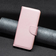 Θήκη με πτερύγιο για Samsung Galaxy M33 5G, Wallet Litchi Magnet, ροζ rose gold