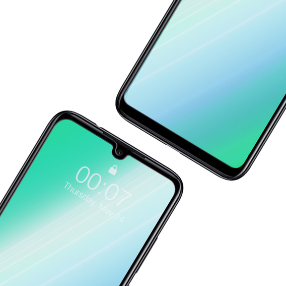 2x Μετριασμένο γυαλί για Xiaomi Redmi Note 7, ERBORD 3D πλήρης οθόνη