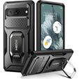 Θήκη για Google Pixel 8, Tongate MECH Series με βάση στήριξης, μαύρη