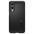 θήκη Spigen για Samsung Galaxy S25 Edge, Tough Armor Mag Mag MagSafe, μαύρη + μετριασμένο γυαλί 9H