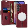 Θήκη με πτερύγιο για Samsung Galaxy A54 5G, Wallet, do MagSafe, κόκκινη