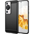 Θήκη για Huawei P60 / P60 Pro, Carbon, μαύρη