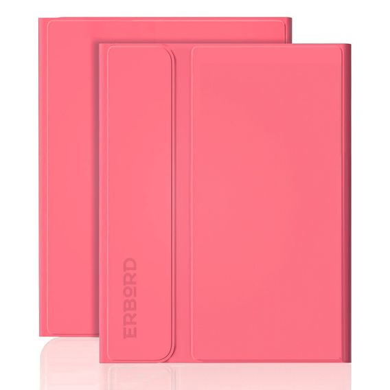 Θήκη + πληκτρολόγιο iPad 10.9 2022 10 Gen, Pen Slot, ροζ rose gold