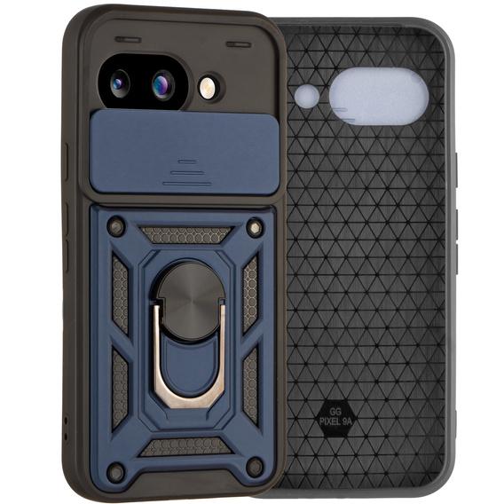 Θήκη για Google Pixel 9A, CamShield Slide, μπλε
