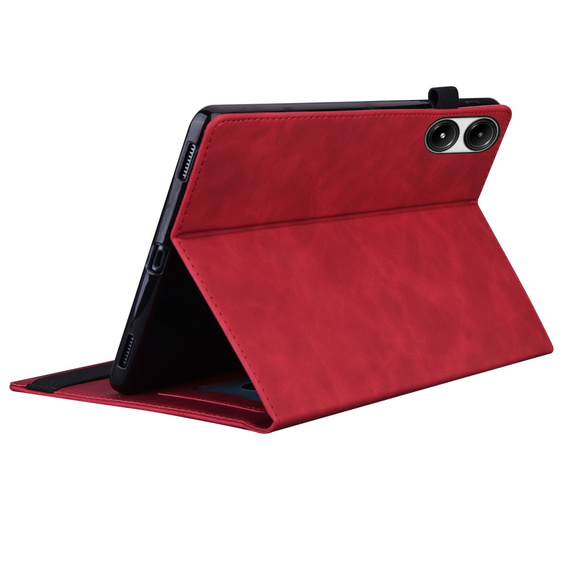 θήκη για Xiaomi Redmi Pad Pro / Xiaomi Poco Pad, Classic, με υποδοχή γραφίδας, κόκκινη