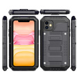 Θωρακισμένη θήκη για iPhone 11, R-JUST, μαύρη
