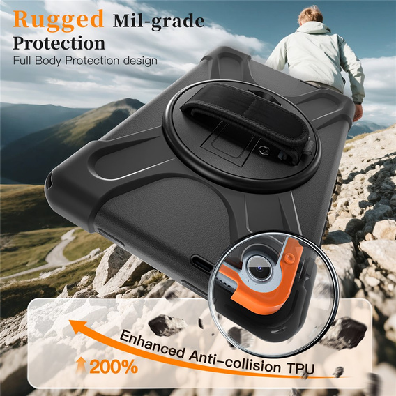 Θήκη με βάση και ιμάντα ώμου για Lenovo Tab One