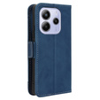 Θήκη με πτερύγιο για Xiaomi Redmi Note 14 4G, Card Slot, σκούρο μπλε