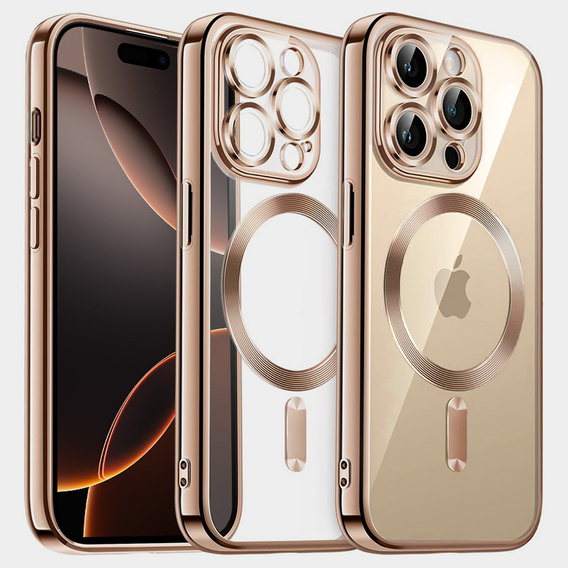 Θήκη για iPhone 16 Pro, Electro MagSafe, desert titanium + Γυαλί για την οθόνη