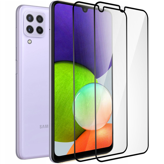 2x Κεραμικό υβριδικό γυαλί ERBORD για Samsung Galaxy A22 5G