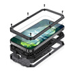 Θήκη για iPhone 13 Mini, R-JUST CamShield Slide, θωρακισμένη, μαύρη