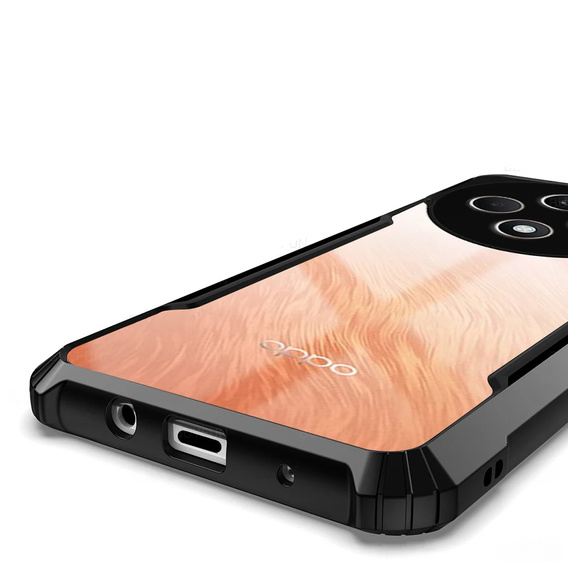 Θήκη για Oppo Reno 12FS / 12F, AntiDrop Hybrid, μαύρη