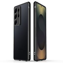 Θήκη LUPHIE για Samsung Galaxy S25 Ultra, Armor Bumper, μαύρη