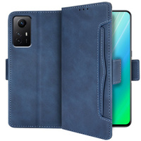 Θήκη με πτερύγιο για Xiaomi Redmi Note 12S, Card Slot, μπλε