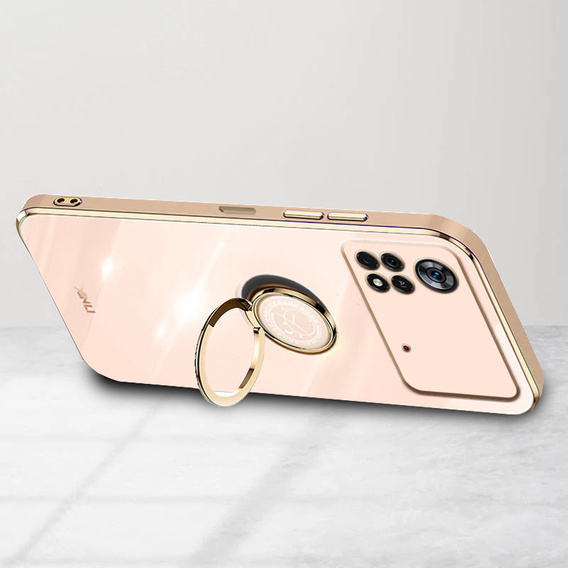 Θήκη για Xiaomi Redmi Note 12 Pro 4G, Electro Ring, ροζ