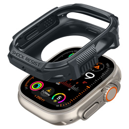 Θήκη Spigen Rugged Armor Dark Gray για Apple Watch Ultra 1 / 2 (49 mm)