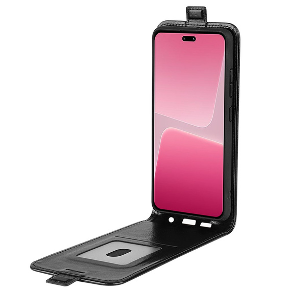 Θήκη με πτερύγιο για Xiaomi 13 Lite, Flip, μαύρη