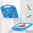 Παιδική θήκη για Samsung Galaxy Tab A9+, Cute Patterns, με βάση, μπλε