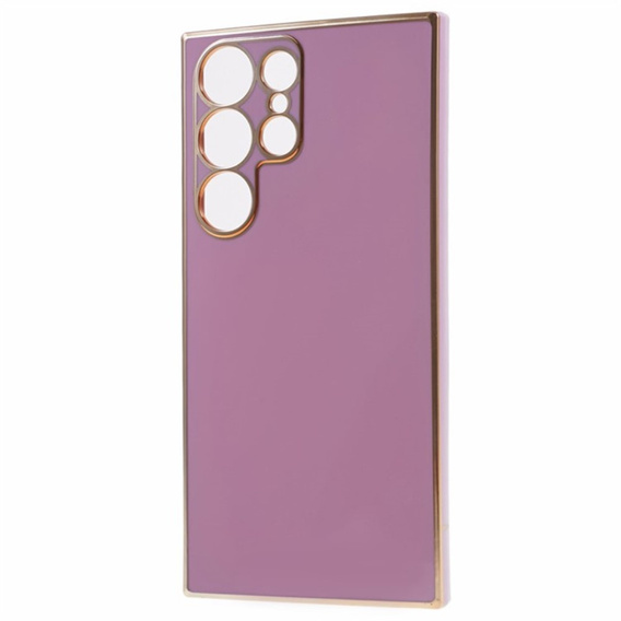 Θήκη για Samsung Galaxy S24 Ultra, Glamour CamShield, μωβ