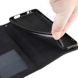 Θήκη με πτερύγιο για Samsung Galaxy Z Fold3 5G, Card Slot, μαύρη