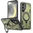 Θήκη για Samsung Galaxy S24 FE, Military MagSafe, πράσινη