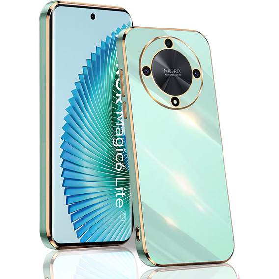 Θήκη για Honor Magic 6 Lite 5G, Glamour CamShield, μέντας