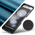 Θήκη για Samsung Galaxy Z Flip7 FE / Z Flip6, CASEME Litchi Leather, μπλε