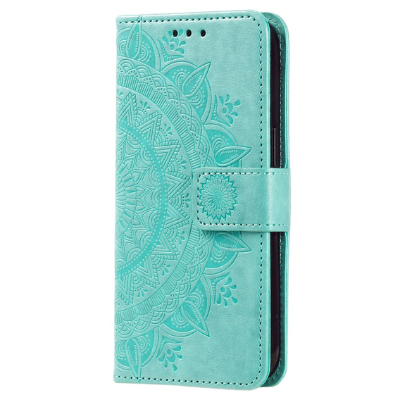 Θήκη με πτερύγιο για Xiaomi Redmi Note 12 4G, Mandala, πράσινη