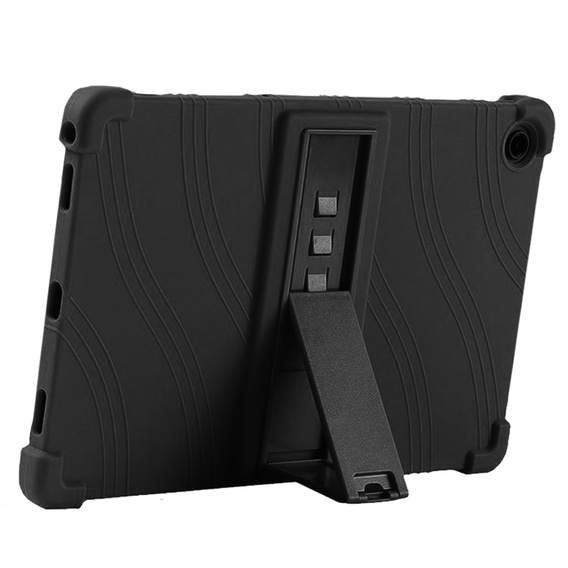 Θήκη σιλικόνης για Lenovo Tab M10 Plus 10.6 Gen 3 TB-125F TB-128F, Impact, θωρακισμένη, μαύρη