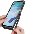 Θήκη για Motorola Moto G53 5G, Shockproof, με μεμβράνη, μαύρη