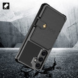 Θήκη για Samsung Galaxy A35 5G, Card Holder Kickstand, μαύρη