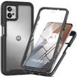 Θήκη για Motorola Moto G32, Shockproof, με μεμβράνη, μαύρη