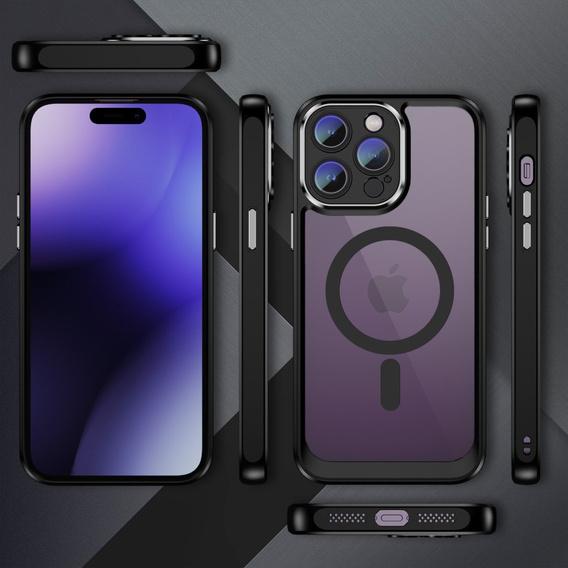 Θήκη για iPhone 14 Pro Max, ERBORD Impact Guard, MagSafe, μαύρη