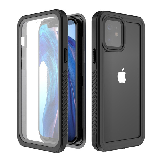 Αδιάβροχη θήκη IP68 για το iPhone 12, μαύρη