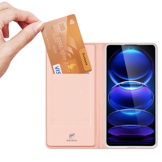 Dux Ducis Θήκη για Xiaomi Redmi Note 12 Pro+ 5G, Skinpro, ροζ rose gold