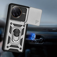 Θήκη για Xiaomi Poco F7 Ultra, CamShield Slide, ασημένια