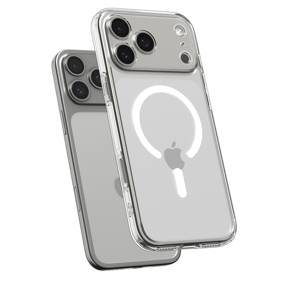 Θήκη Spigen Ultra Hybrid MagSafe για iPhone 17 Pro, Διαφανές / Λευκό