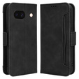 Θήκη με πτερύγιο για Google Pixel 8A, Card Slot, μαύρη