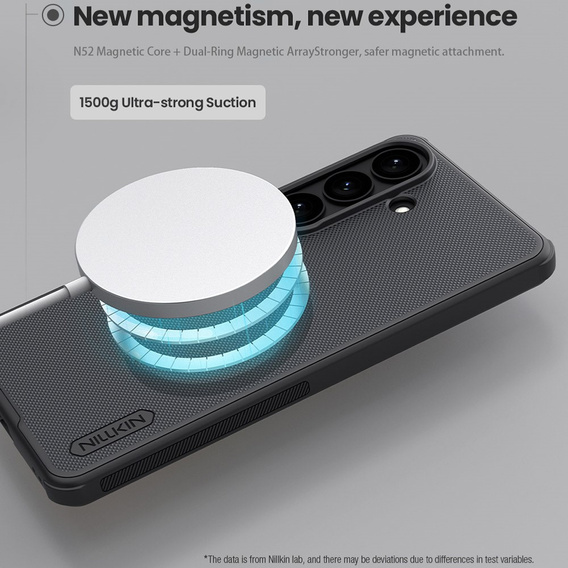Θήκη NILLKIN Frosted Shield Pro MagSafe για Samsung Galaxy S26, μαύρη