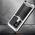 Θωρακισμένη θήκη για Samsung Galaxy S25 Ultra, R-JUST, ασημένια