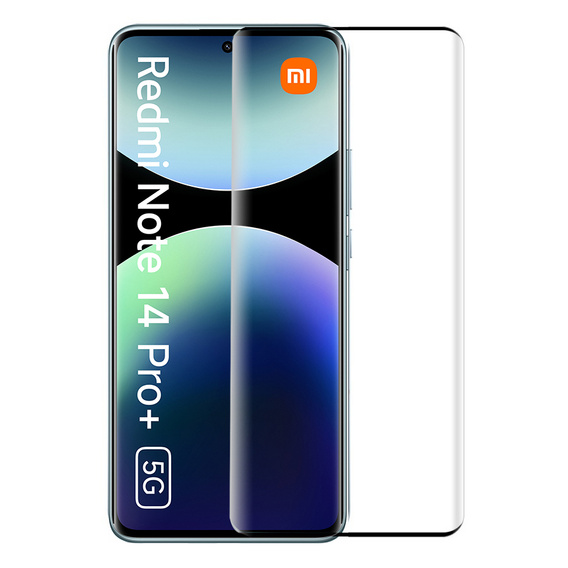 ENKAY Tempered Glass για Xiaomi Redmi Note 14 Pro+ 5G, μαύρη