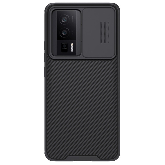 Θήκη για Poco F5 Pro, θωρακισμένη Nillkin, CamShield Pro, μαύρη
